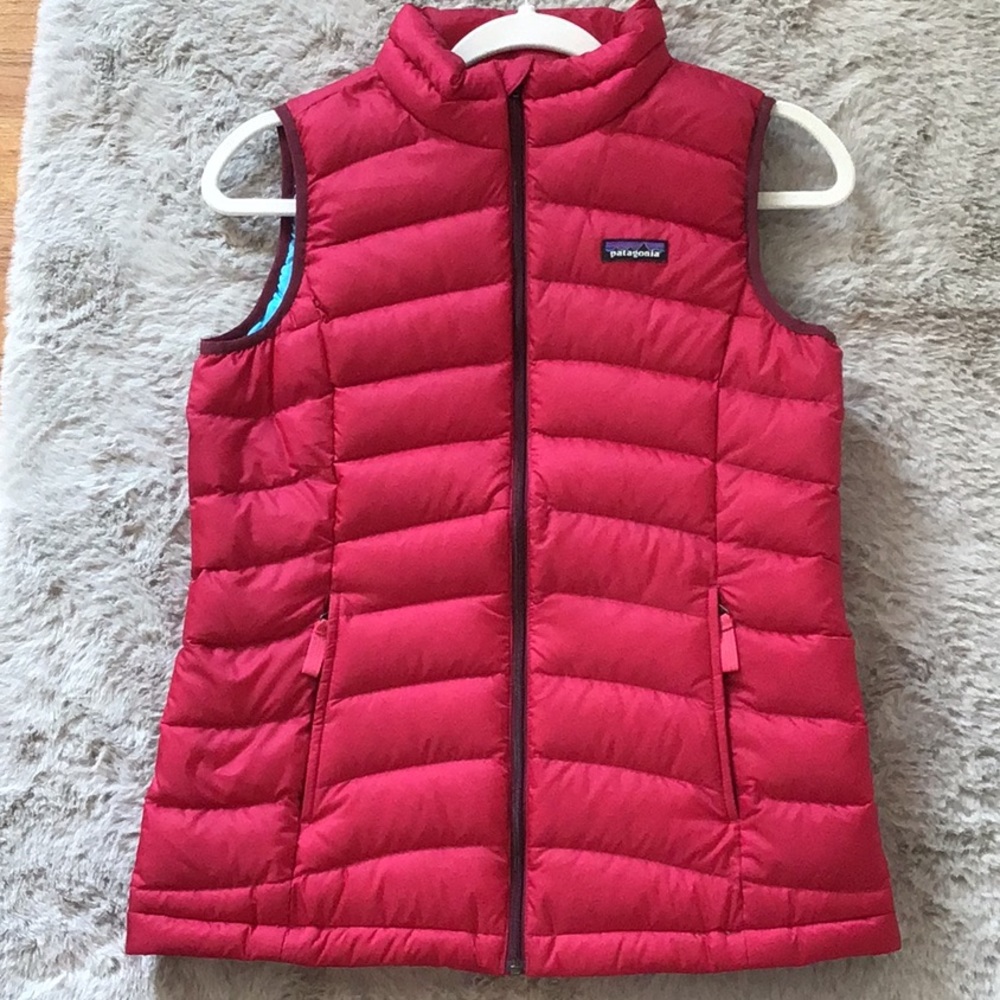 Patagonia Girls Puffer Vest Duckdown XL 14